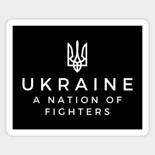 Ukraine A Nation of Fighters Magnet